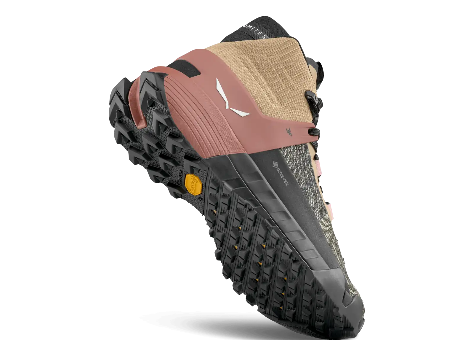 Salewa Wildfire NXT Mid GTX dámské turistické boty Quicksand/Etruscan Red