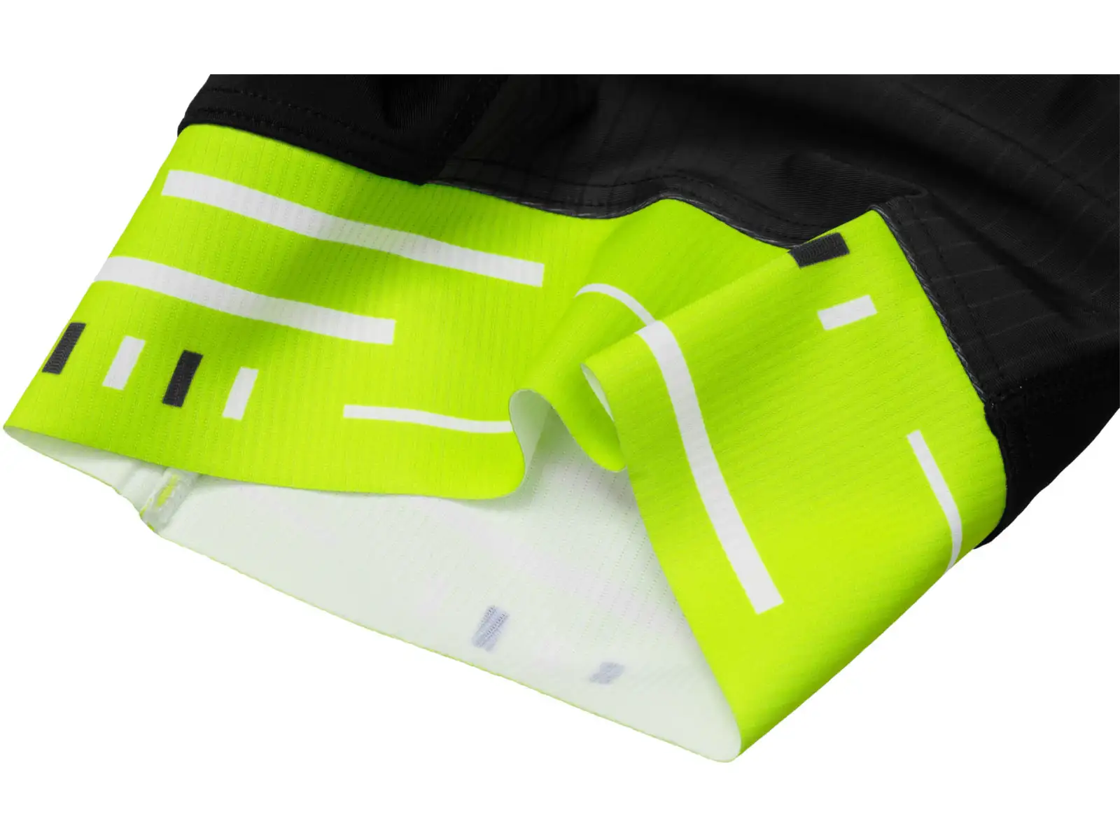 Etape Racing 2.0 pánské kraťasy s vložkou černá/žlutá fluo