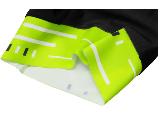 Etape Racing 2.0 pánské kraťasy s vložkou černá/žlutá fluo