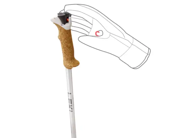 Leki Stella S sjezdové hole White/Silver/Whitegold