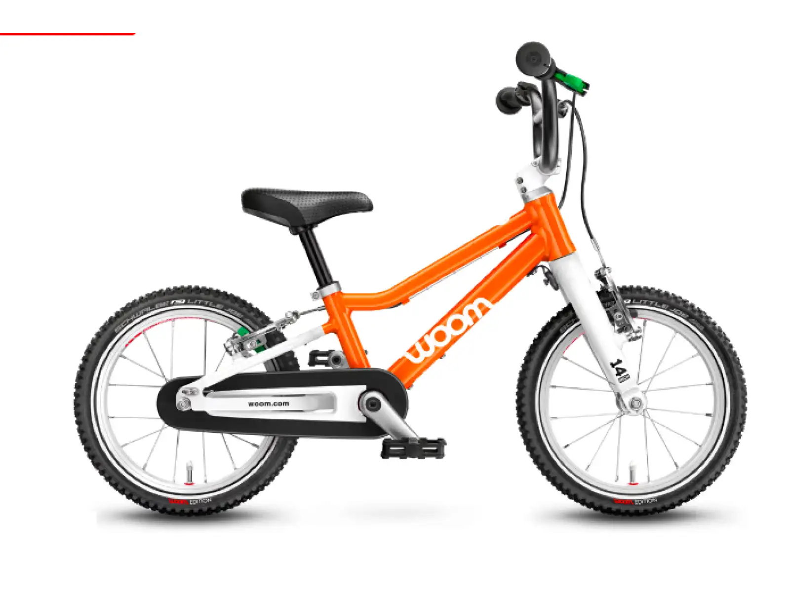 Woom 2 Flame Orange 14 dětské kolo