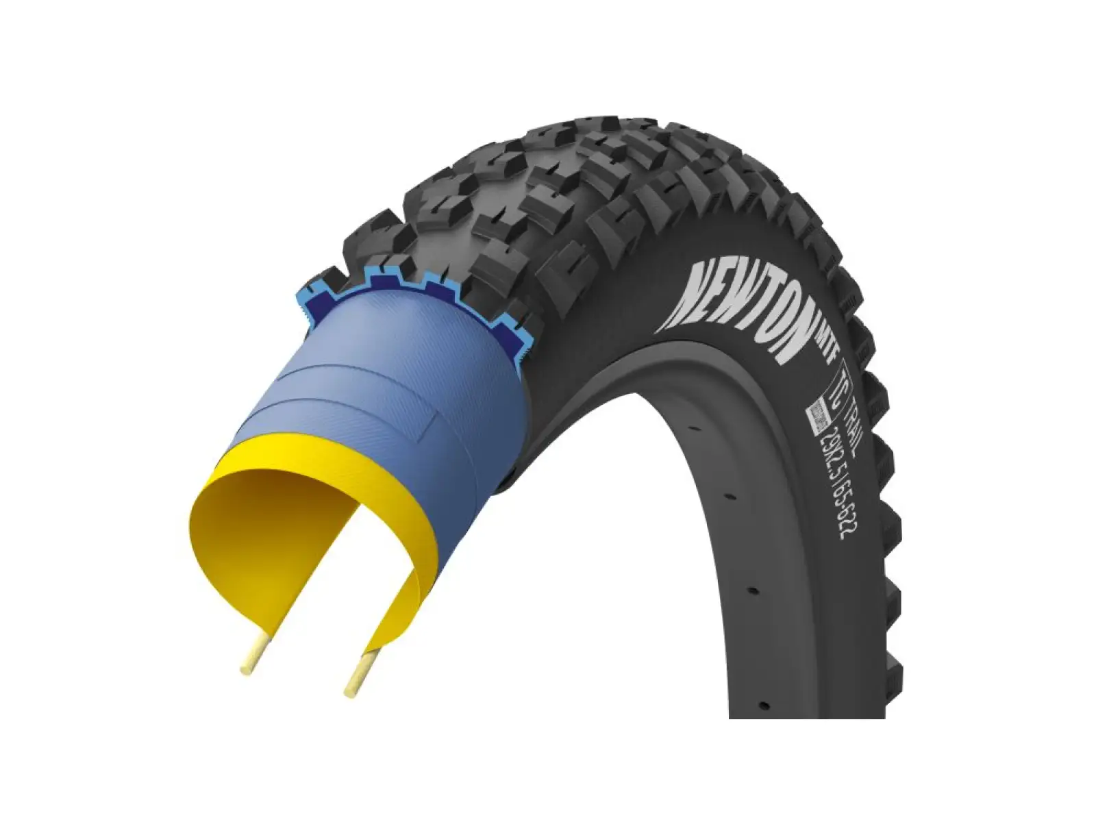 Goodyear Newton MTF Downhill Tubeless Complete 29x2,50" MTB plášť kevlar