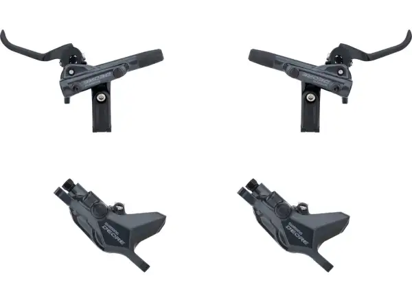 Shimano Deore BR-M6100 + BL-M6100 kotoučová brzda sada přední + zadní, polymer, J-kit