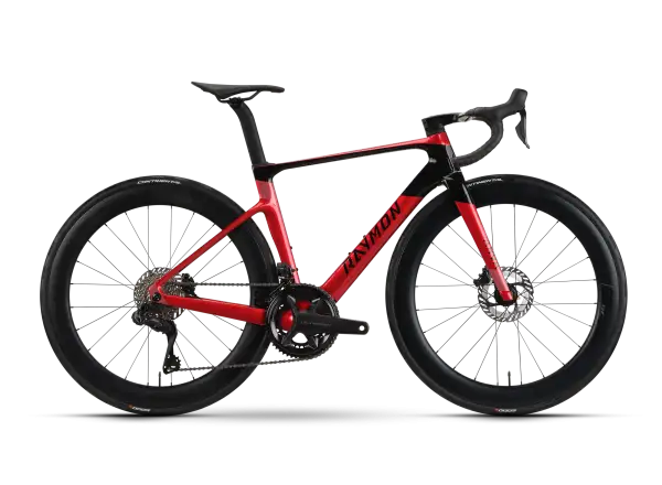 Raymon Arva Ultra silníční kolo RubyRed/Carbon