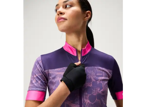Endura FS260 Floral dámský dres krátký rukáv Bramble