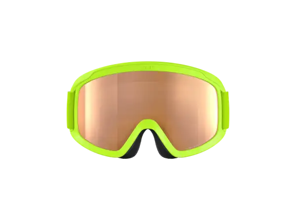 POC POCito Retina dětské lyžařské brýle Fluorescent Yellow/Green/Partly Sunny Light Orange