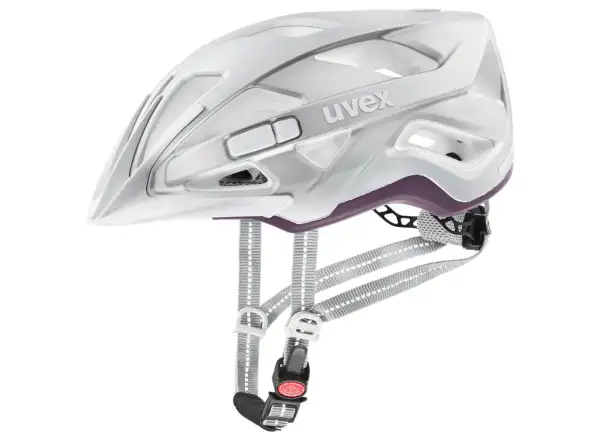 Uvex City Active přilba Silver Plum Mat