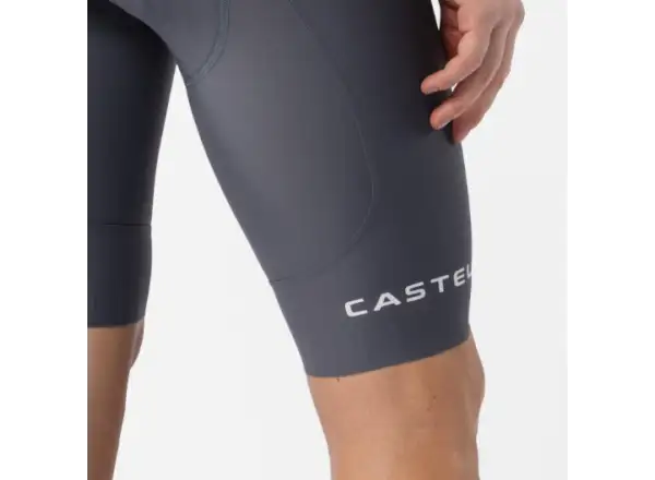 Castelli Espresso 2 pánské kraťasy s vložkou a laclem Smoky Gray