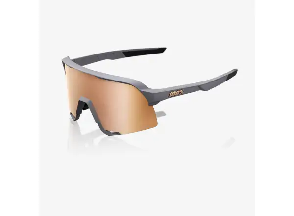 100% S3 sluneční brýle Soft Tact Grey/HiPER Copper Mirror