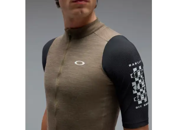 Oakley Off Grid 2.0 pánský dres krátký rukáv Army Green