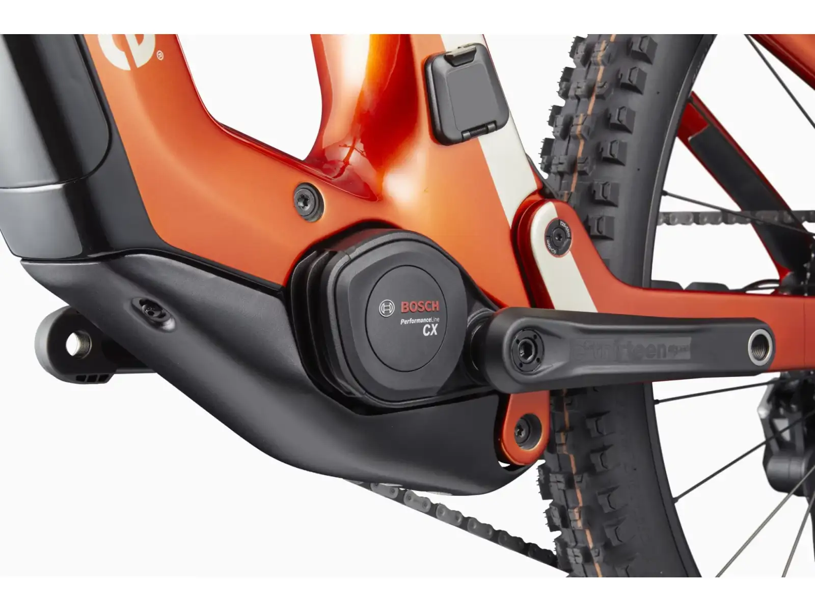 Cannondale Moterra Carbon LT 1 celoodpružené elektrokolo Fire Orange (FOR)