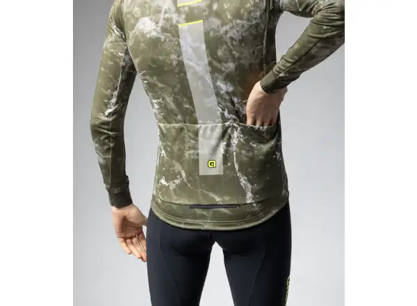 Alé Pragma Space pánský dres dlouhý rukáv Army Green