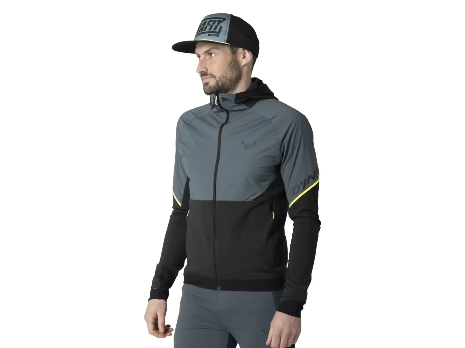 Dynafit Alpine Hybrid pánská běžecká bunda Cinder
