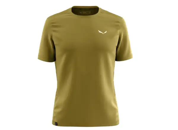 Salewa Puez Hybrid Dry pánské triko krátký rukáv Olive Oil