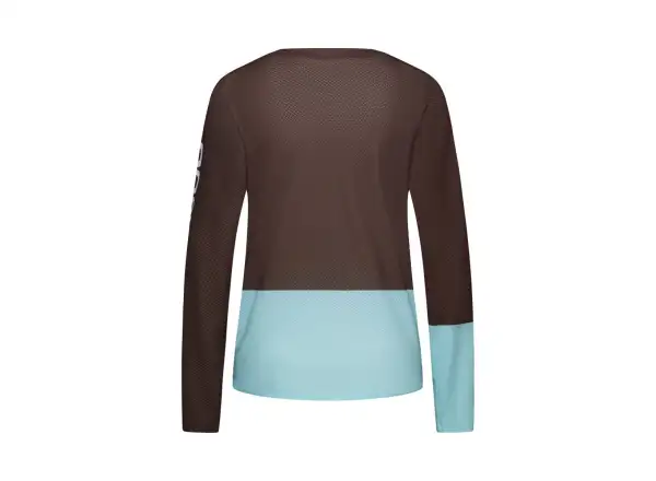 POC Motion Air dámský dres dlouhý rukáv Bronzite Brown/Lazurite Blue