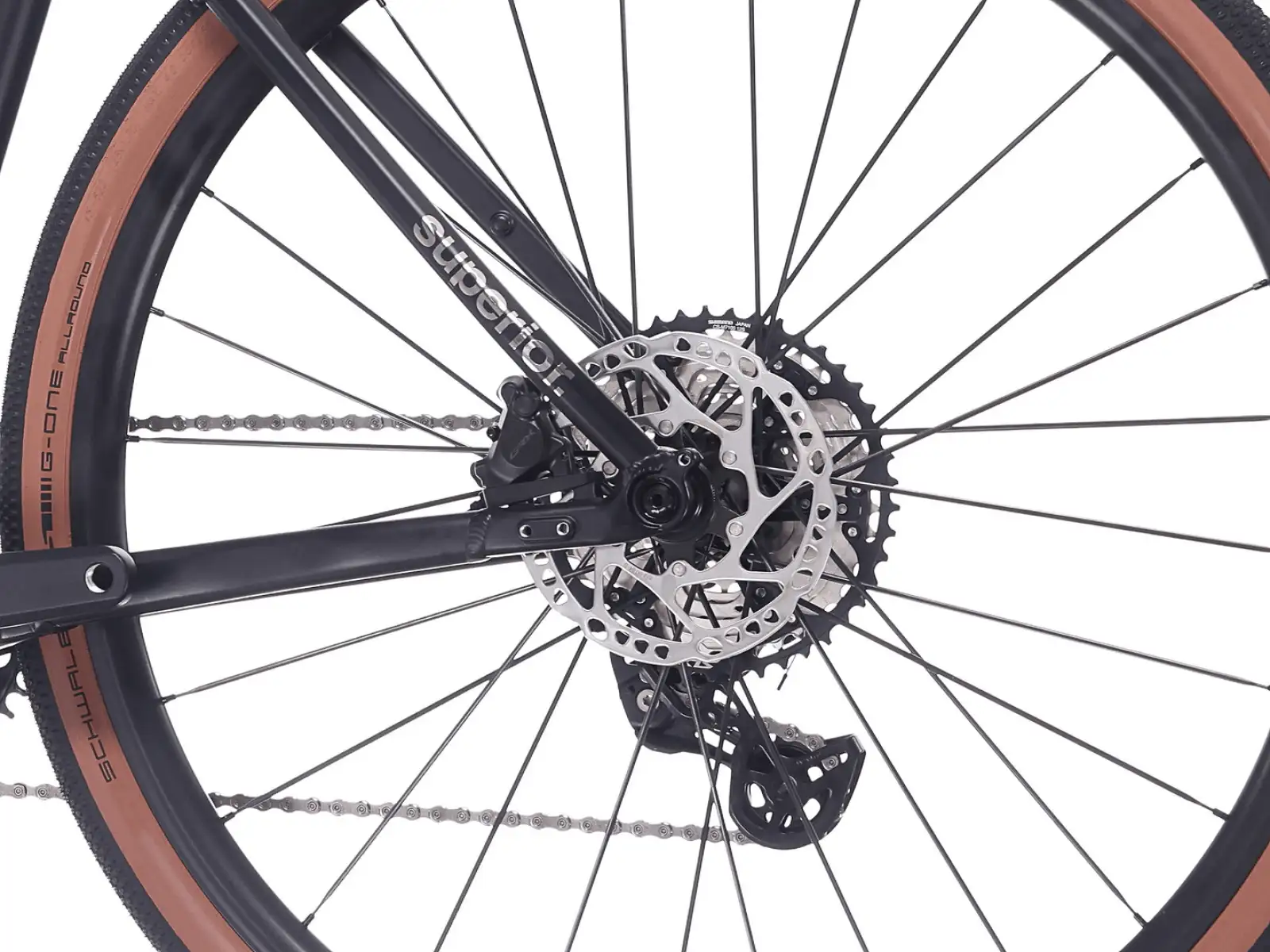 Superior iXR 6.5 gravel elektrokolo  Gloss Black / Matte Black