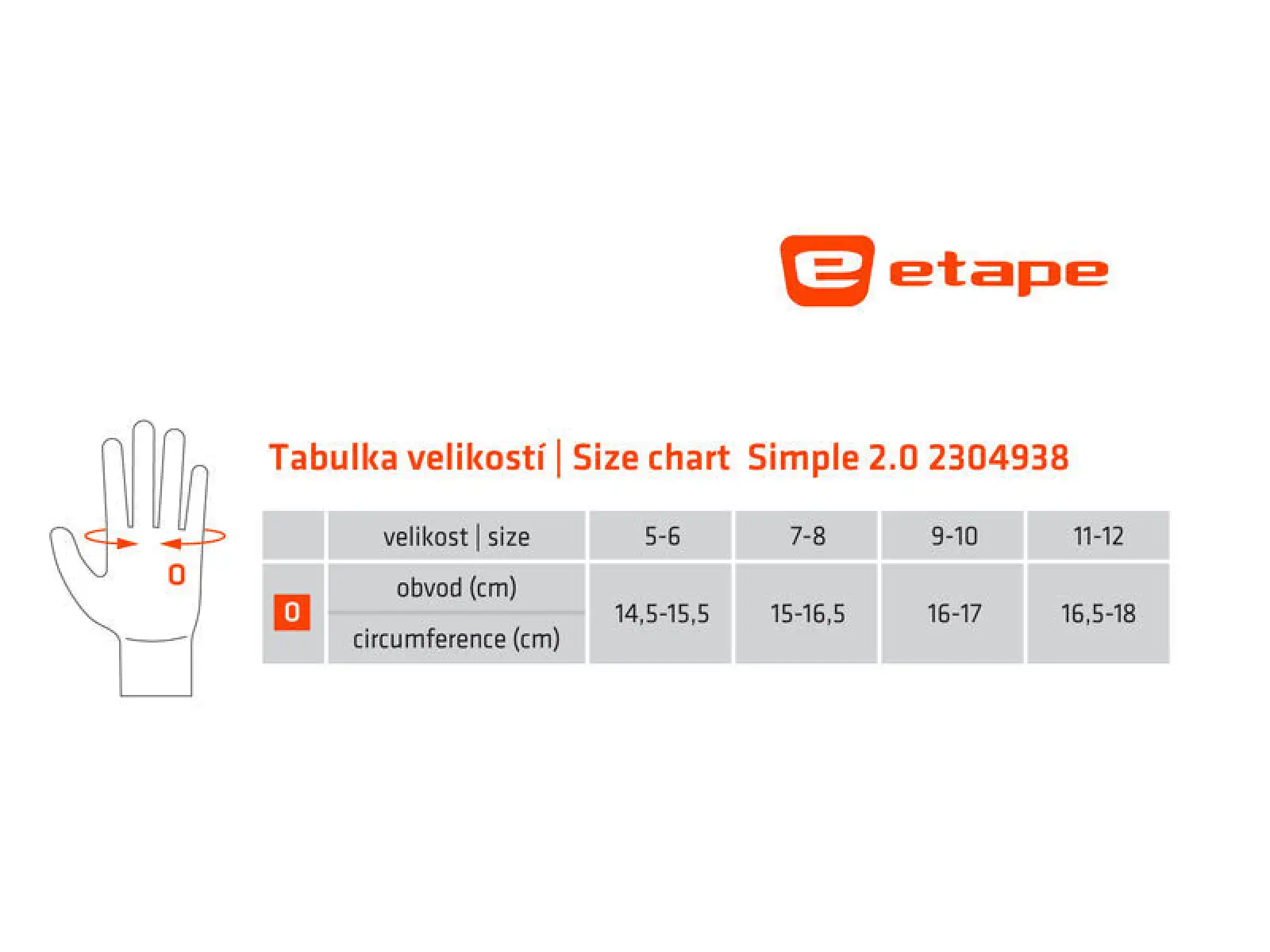 Etape Simple 2.0 dětské rukavice modrá/zelená