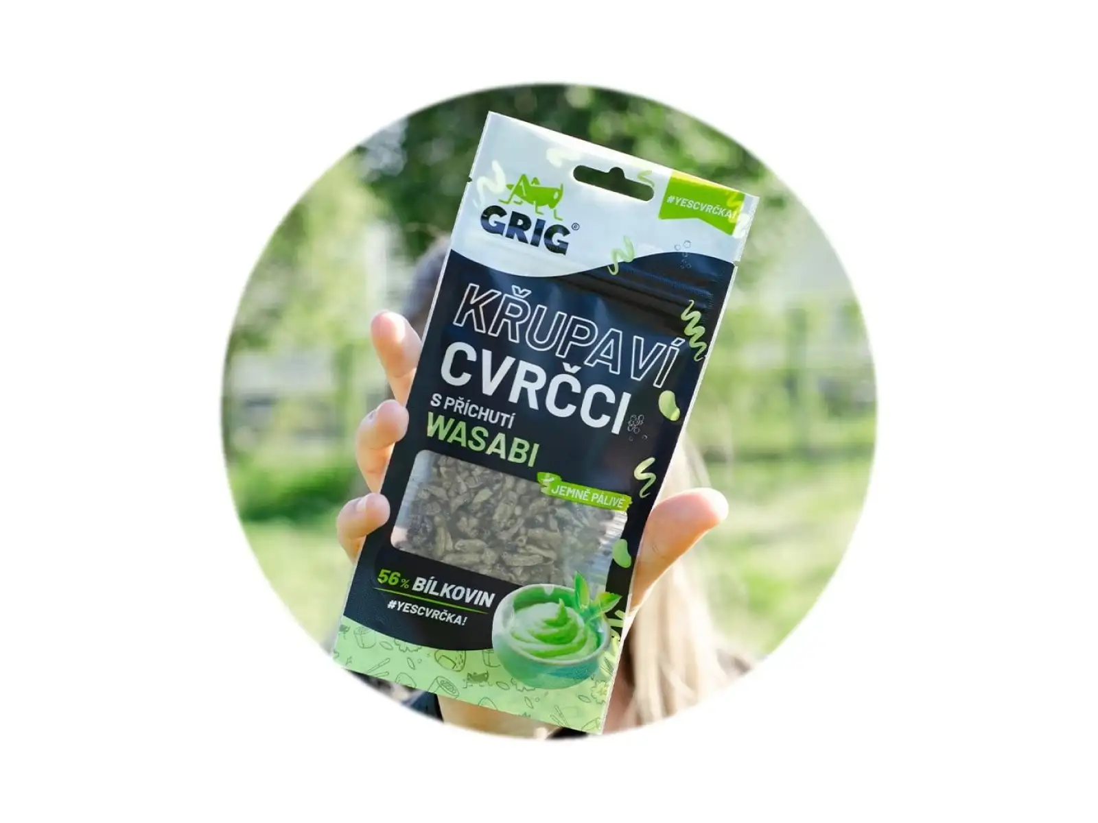 Grig křupaví cvrčci Wasabi 13 g