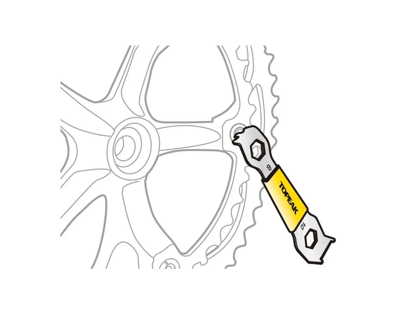 Topeak Chainring Nut klíč