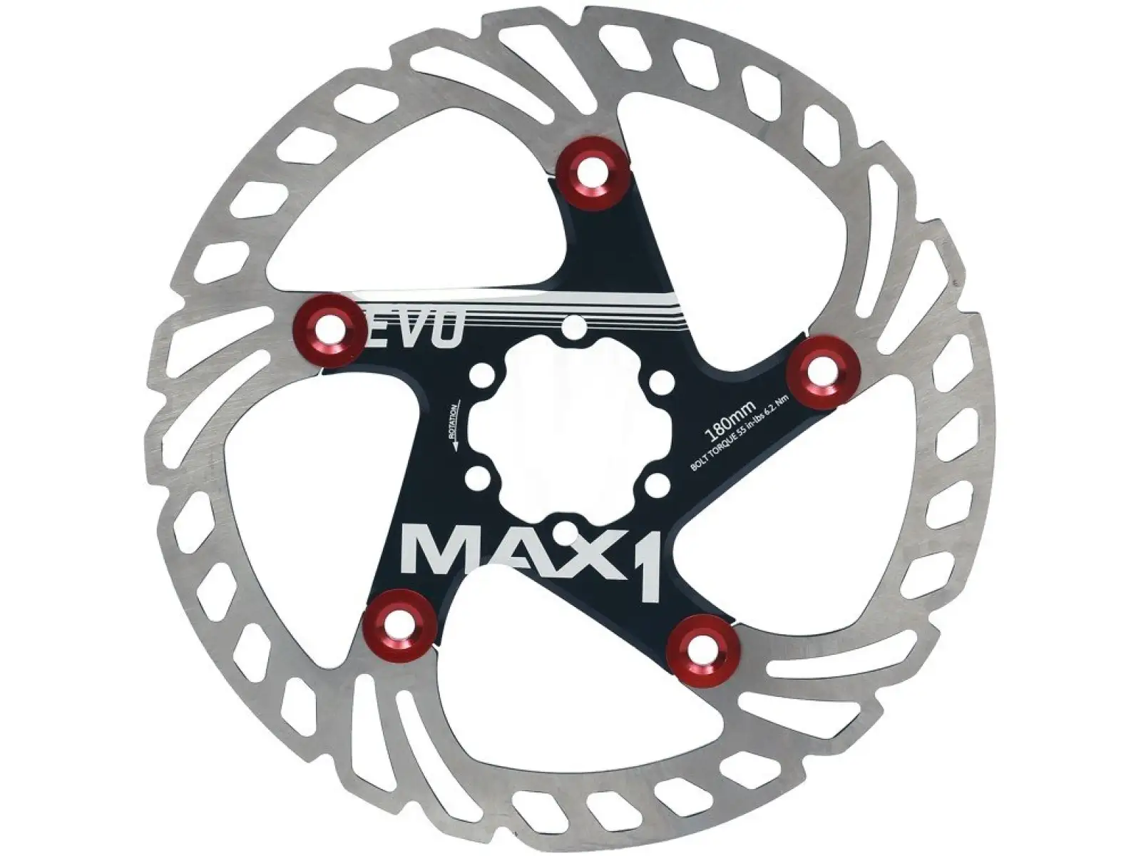 MAX1 Evo brzdový kotouč 180 mm černý