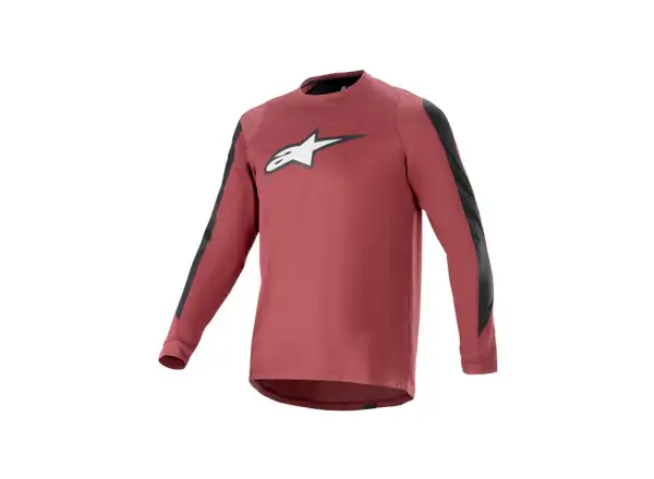 Alpinestars A-Dura Dri Astar pánský dres dlouhý rukáv Burgundy