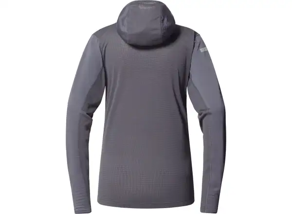 Haglöfs L.I.M Mid Multi Hood dámská mikina s kapucí tmavě šedá