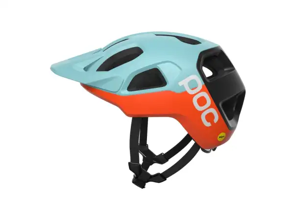 POC Cularis přilba Indicolite Blue Matt/Carnelian Orange Matt