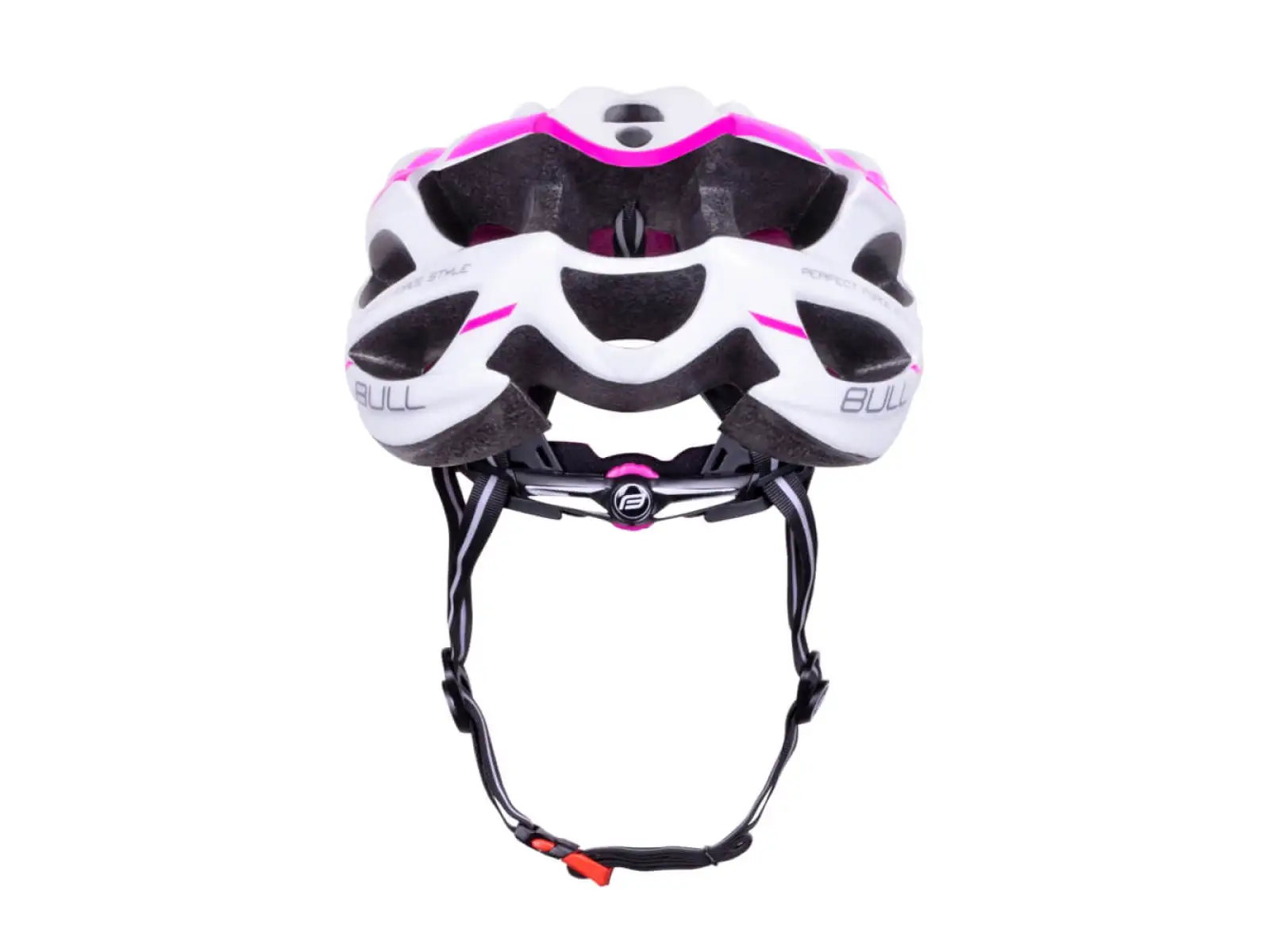 Force Bull přilba bílá/růžová