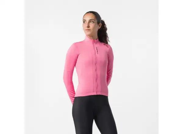 Castelli Sinergia 3 dámský dres dlouhý rukáv Rosa giro