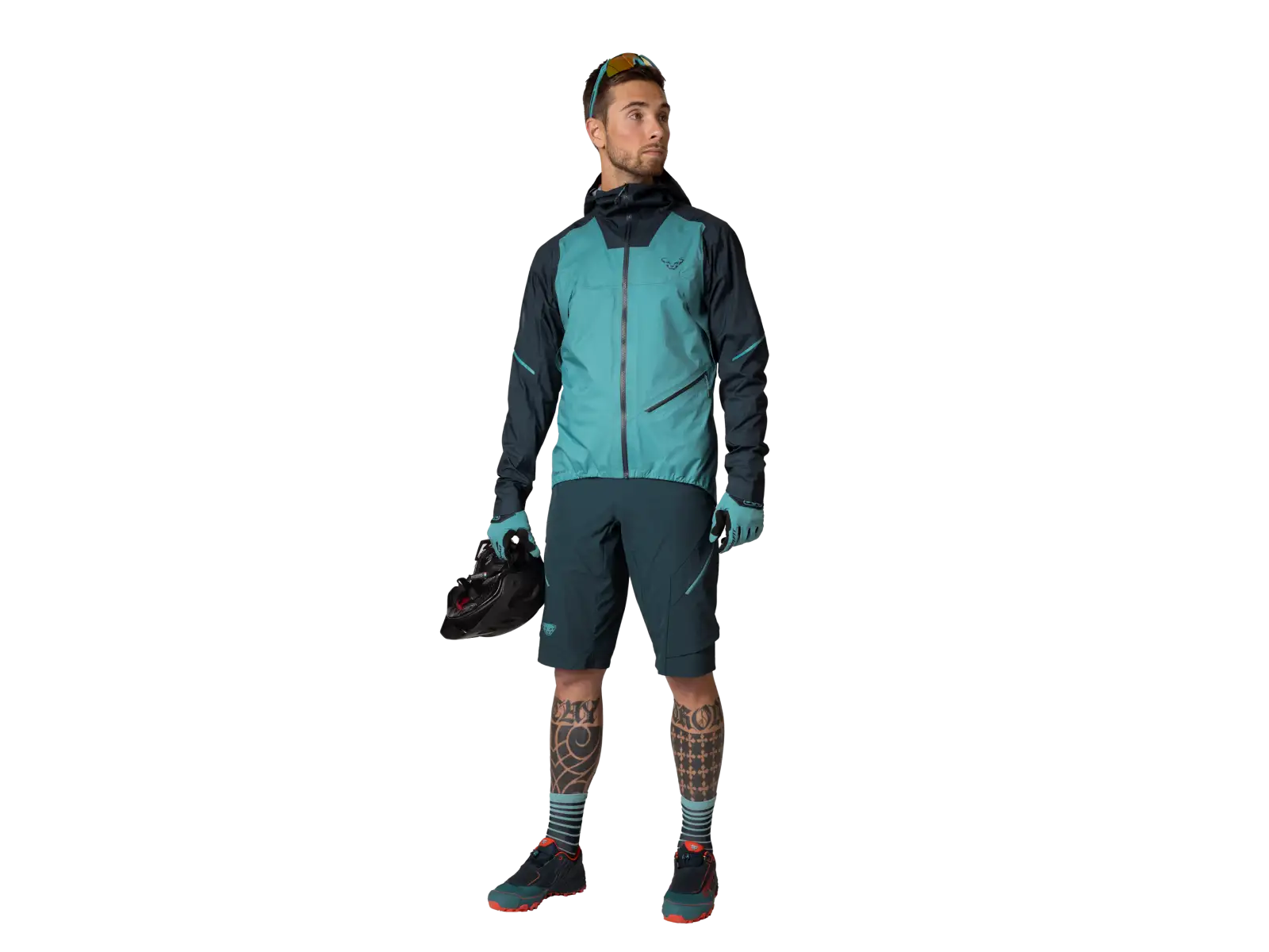 Dynafit Ride 3L pánská cyklistická bunda Blueberry/Storm Blue