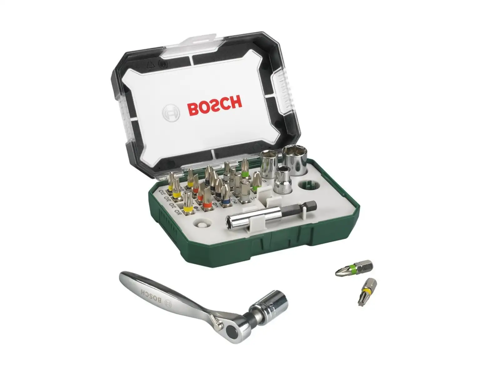 Bosch sada ráčny a bitů 26 dílná