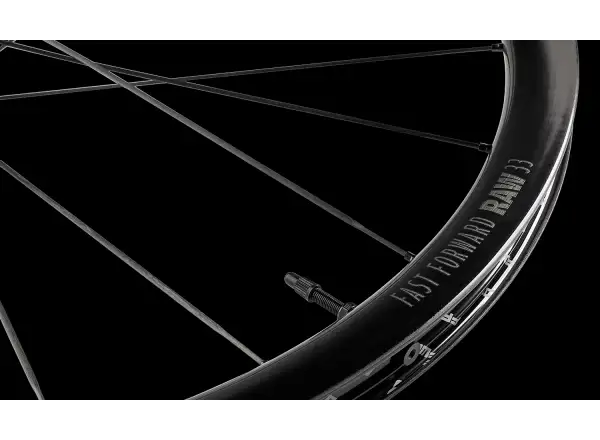FFWD RAW CS 33 silniční vypletená kola Glossy Black