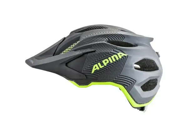 Alpina Carapax Jr. dětská přilba black/neon/yellow
