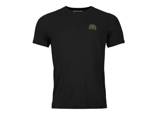 Ortovox 120 Cool Tec Mtn Stripe pánské triko Black Raven
