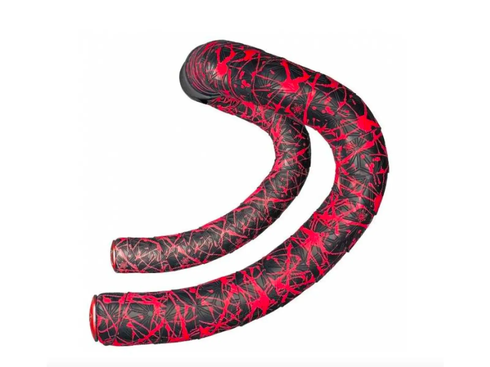 Supacaz Super Sticky Kush Splat omotávka Neon Red/Red plugs