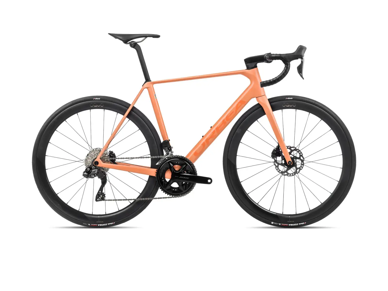 Orbea Orca M30iLTD PWR silniční kolo Orange Cloud/Stone Blue