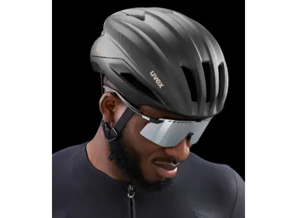 Uvex Ultimate Surge Carbon Mips silniční přilba All Black Matt