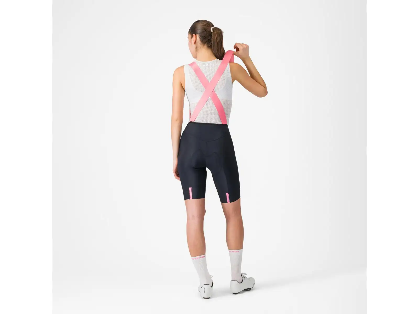 Castelli Giro Prima 2 dámské kraťasy se šlemi a vložkou Nero/Rossa