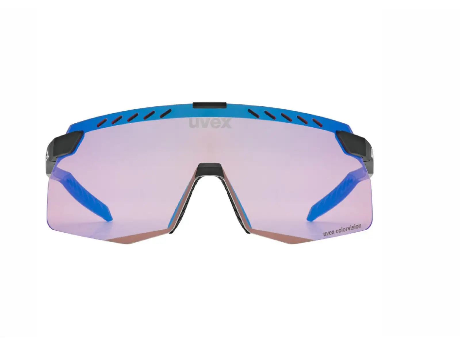 Uvex Pace Stage S CV cyklistické brýle Black matt/Mirror Blue