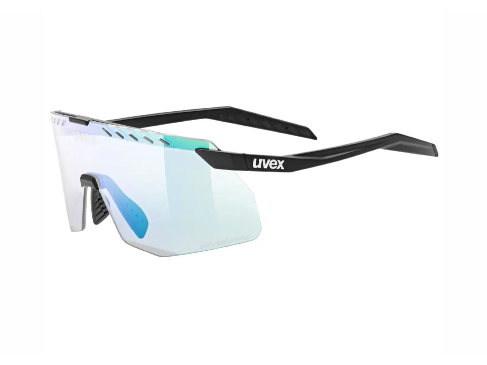 Uvex Pace Stage Variomatic Small brýle Black Matt/Mirror Green