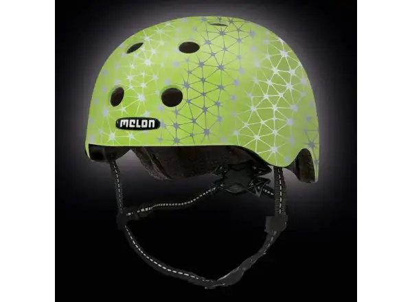 Melon Toddler Reflective dětská reflexní přilba Magic Green