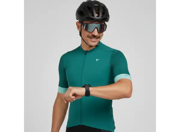 Silvini Carnio pánský dres krátký rukáv Olive Ocean