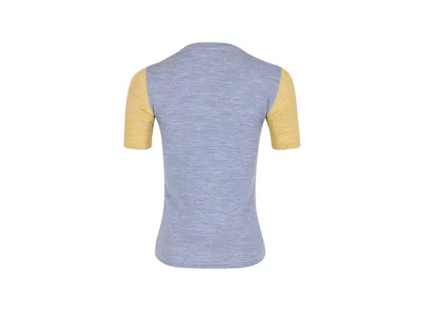 Isadore Kids Merino dětské triko krátký rukáv Blue Sky