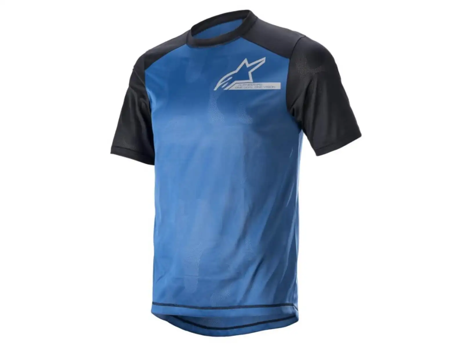 Alpinestars ALPS 4.0 dres krátký rukáv mid blue/black/silver