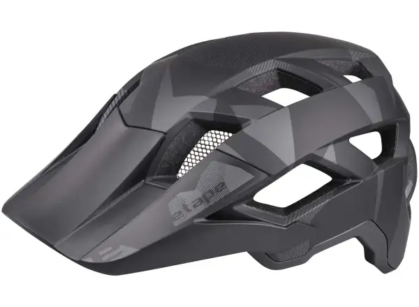 Etape X-Ray cyklistická přilba černá/šedá mat