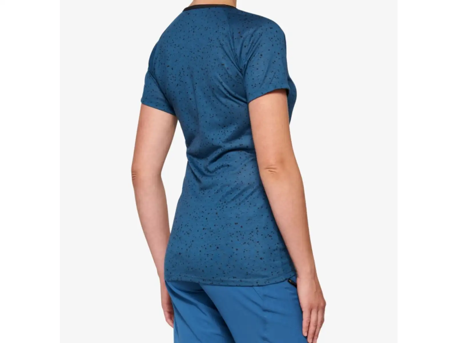 100% Airmatic dámský dres krátký rukáv Slate Blue