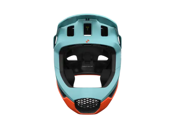 POC Otocon Race MIPS přilba Indicolite Blue Matt/Carnelian Orange Matt
