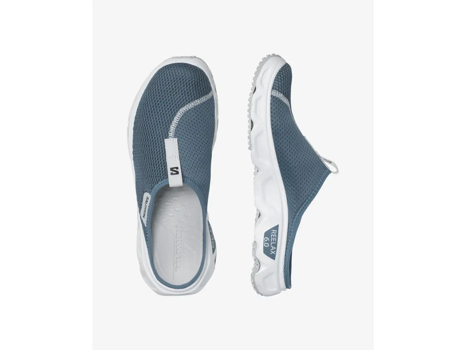 Salomon Reelax Slide 6.0 pánské pantofle Blue Ashes/White/Pearl blue