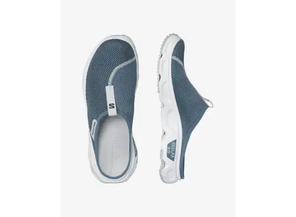 Salomon Reelax Slide 6.0 pánské pantofle Blue Ashes/White/Pearl blue