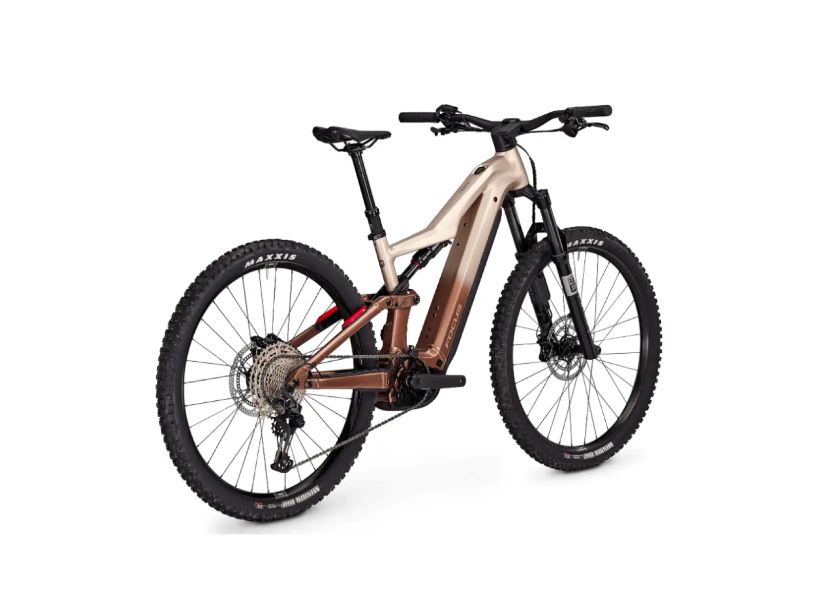 Focus Thron2 6.8 ABS celoodpružené elektrokolo 800 Wh Adamantsilver/Platinumbronze